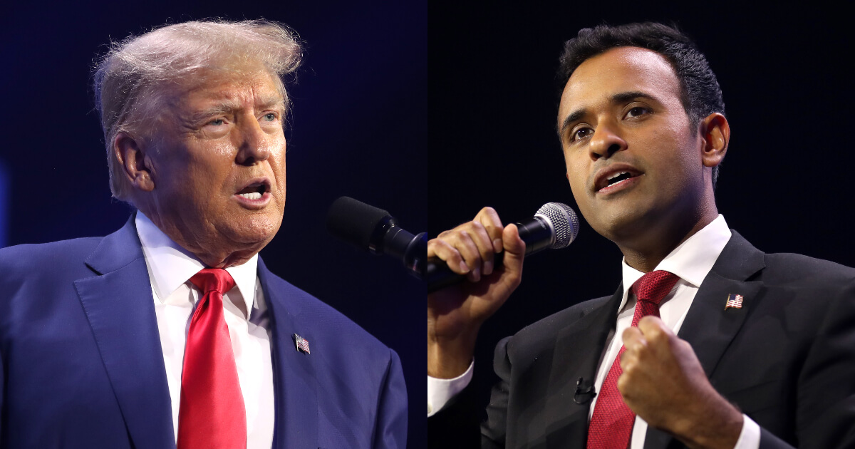 Trump Hints He’s Open to Vivek Ramaswamy Being His VP Pick, Warns He’s Getting Controversial