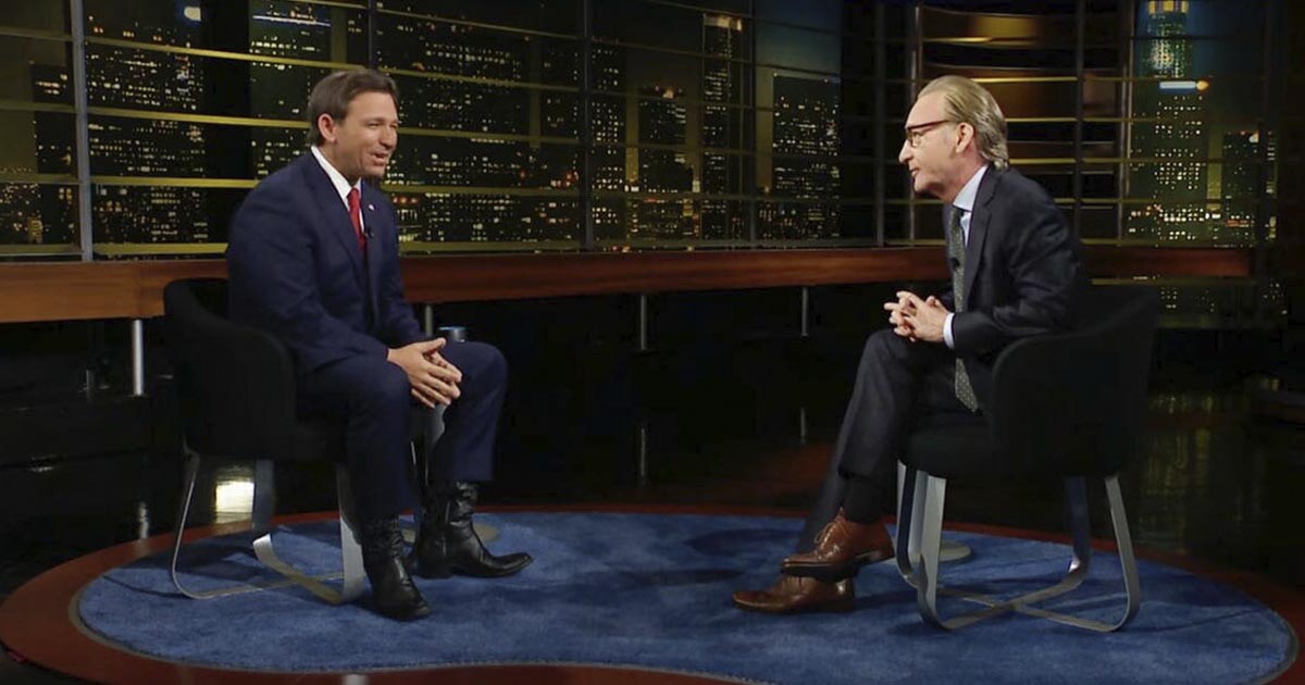 WATCH: DeSantis Wins Over Bill Maher’s Audience on COVID Lockdowns