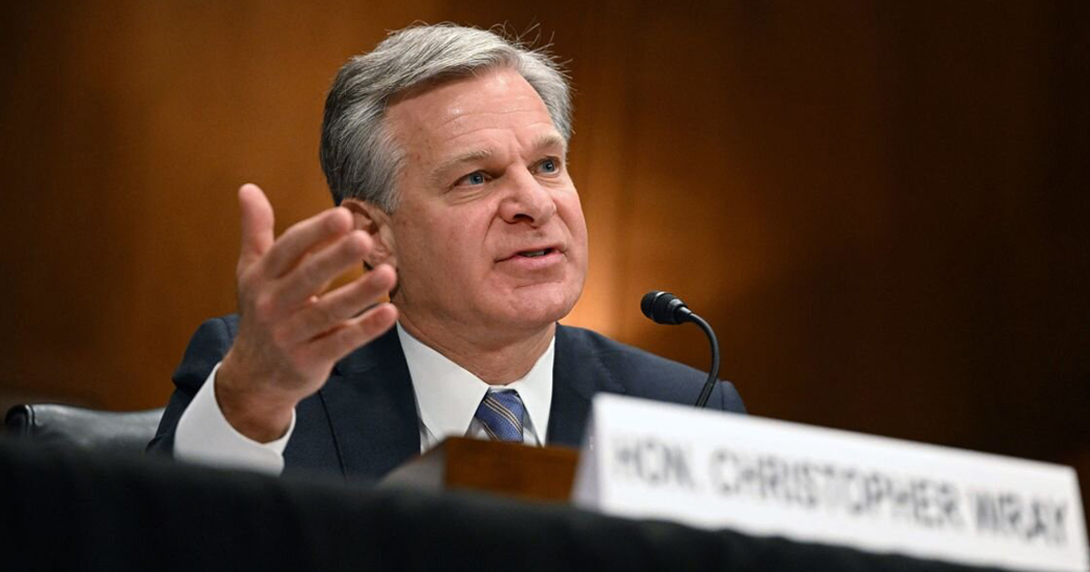 FBI Director Wray Warns Terror Threat to Americans at ‘Whole Other Level’